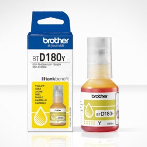 brother btd180y amarillo botella de tinta original btd180y