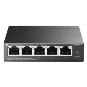 tp link switch de sobremesa 5 puertos gigabit con 4 puertos poe