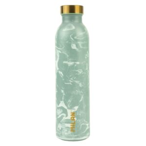 milan serie lava botella isotermica 0.59l doble pared de acero inoxidable liquidos calientes hasta 12h, frios hasta 24h color verde