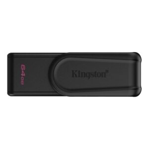 kingston datatraveler exodia memoria usb 64gb usb 3.2 gen 1 tapa giratoria color negro