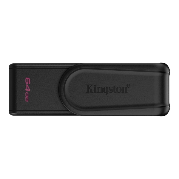 kingston datatraveler exodia memoria usb 64gb usb 3.2 gen 1 tapa giratoria color negro
