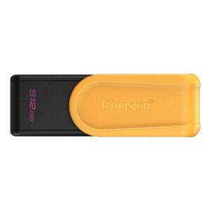 kingston datatraveler exodia memoria usb 512gb usb 3.2 gen 1 tapa giratoria color amarillo