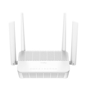 cudy router poe wifi 6 2.5g mesh dual band ax3000 velocidad hasta 1000mbps 4 puertos 4 antenas fijas de 5dbi tecnologia mu mimo color blanco