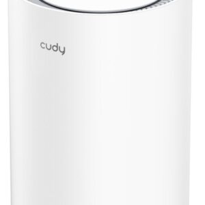 cudy sistema wifi mesh 7 gigabit dual band be3600 velocidad hasta 1000mbps 3 puertos antenas internas color blanco