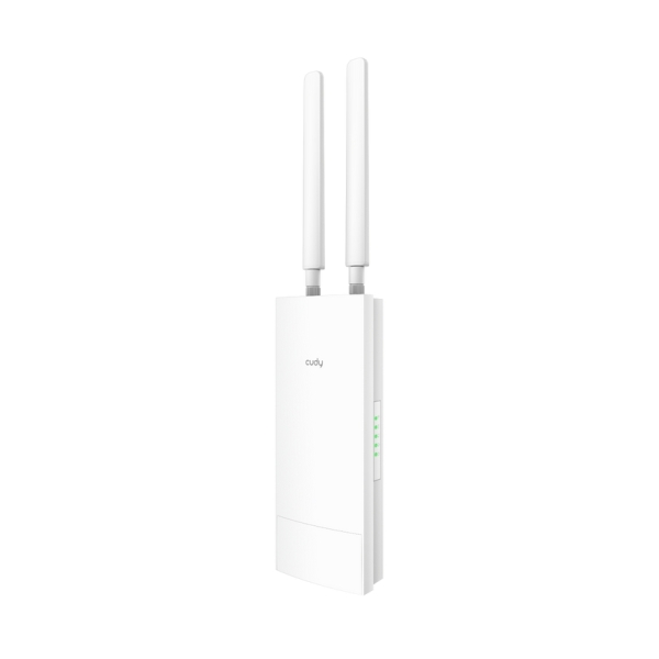 cudy repetidor wifi ac1200 para exterior 1 puerto velocidad hasta 100mbps 2 antenas desmontables resistencia al agua ip65 adaptador poe pasivo de 24v color blanco