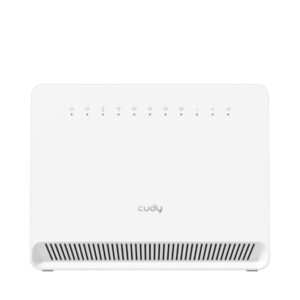 cudy router gigabit wifi 4g lte cat 6 ac1200 velocidad hasta 1000mbps 4 puertos antenas internas 1 ranura nano sim cat 6 color blanco