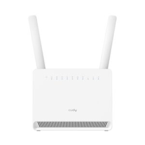 cudy router wifi 4g lte cat 12 gigabit ax3000 velocidad hasta 1000mbps 4 puertos 1 ranura nano sim cat 12 color blanco
