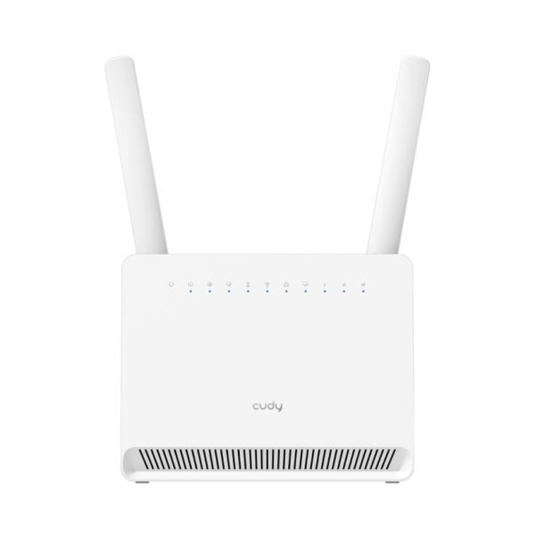 cudy router wifi 4g lte cat 12 gigabit ax3000 velocidad hasta 1000mbps 4 puertos 1 ranura nano sim cat 12 color blanco