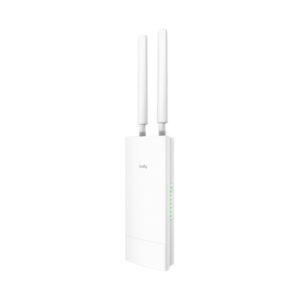 cudy router gigabit wifi 4g lte ac1200 para exterior velocidad hasta 1000mbps 1 puerto 2 antenas 4g desmontables resistencia al agua ip65 adaptador poe pasivo de 48v color blanco