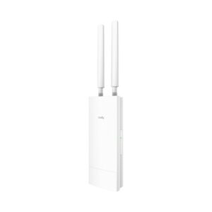 cudy punto de acceso exterior wifi 6 gigabit ax3000 velocidad hasta 1000mbps 1 puerto 2 antenas desmontables resistencia al agua ip65 color blanco