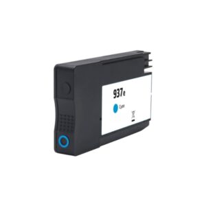 generico hp 937e xl cyan cartucho de tinta pigmentada reemplaza 4s6w6ne/4s6w2ne (chip reforzado contra actualizaciones)