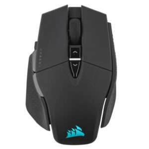 corsair m65 rgb ultra raton gaming inalambrico usb 26000dpi 8 botones conmutadores opticos hasta 120 horas de autonomia color negro