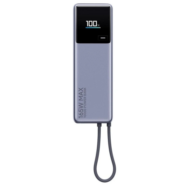 xiaomi 165w powerbank 10000mah con cable integrado 1x usb c y cable usb c con salida combinada de hasta 165w