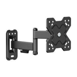 aisens wt32tsr 381 eco soporte de pared con brazo para tv de 13" 32" giratorio, inclinable y nivelable 3 pivotes peso maximo 20kg vesa 100x100mm color negro