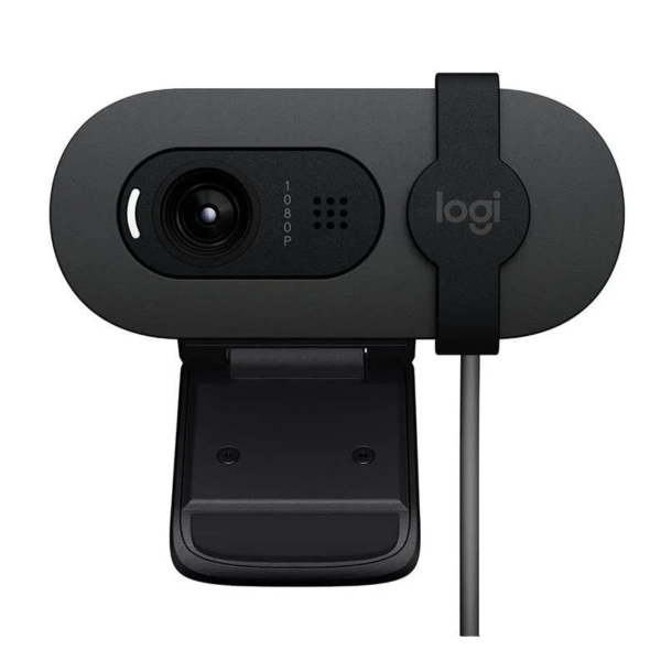 logitech brio 105 webcam full hd 2 megapixeles antirreflectante color grafito