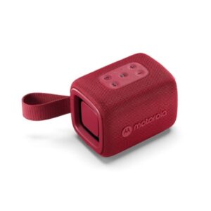 motorola rokr 300 altavoz portatil 7w bluetooth 5.3 ip67 12 horas de autonomia color rojo