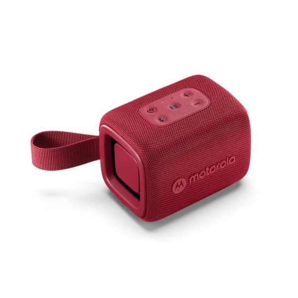 motorola rokr 300 altavoz portatil 7w bluetooth 5.3 ip67 12 horas de autonomia color rojo