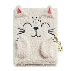 miquel rius back2fun diario secreto peluche gato 80 hojas rayadas de papel 80gr cierre con llave