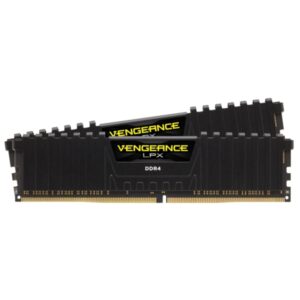 corsair vengeance memoria ddr4 32gb 2x16gb pc3600 lpx color negro