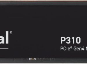 crucial p310 disco duro solido ssd 500gb m2 2280 pcie 4.0 x4 color negro