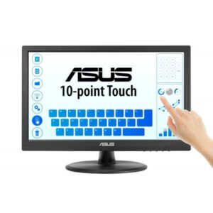 asus vt169he monitor tactil 15.6" led ips fullhd 60hz capacidad tactil 10 puntos respuesta 5ms 16:9 hdmi, vga vesa 75x75mm