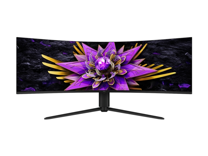 tcl 57r94 monitor 57" curvo miniled 32:9 dual 4k 7680x2160 120hz respuesta 1ms vesa 100x100 color blanco