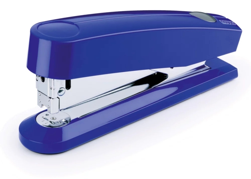 novus b 7a grapadora automatica de sobremesa + caja de 200 grapas 24/6 funcion automatica para grapar sin esfuerzo hasta 8 hojas grapa hasta 30 hojas grapado cerrado, abierto y clavado color azul