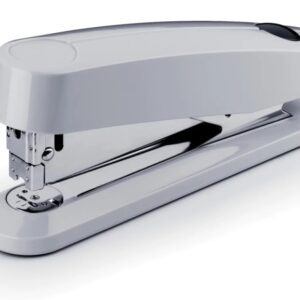 novus b 7a grapadora automatica de sobremesa + caja de 200 grapas 24/6 funcion automatica para grapar sin esfuerzo hasta 8 hojas grapa hasta 30 hojas grapado cerrado, abierto y clavado color gris