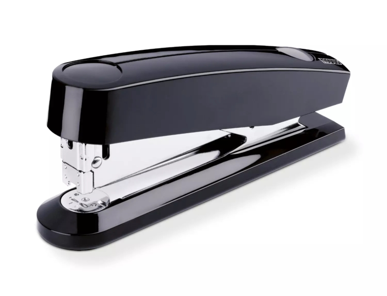 novus b 7a grapadora automatica de sobremesa + caja de 200 grapas 24/6 funcion automatica para grapar sin esfuerzo hasta 8 hojas grapa hasta 30 hojas grapado cerrado, abierto y clavado color negro