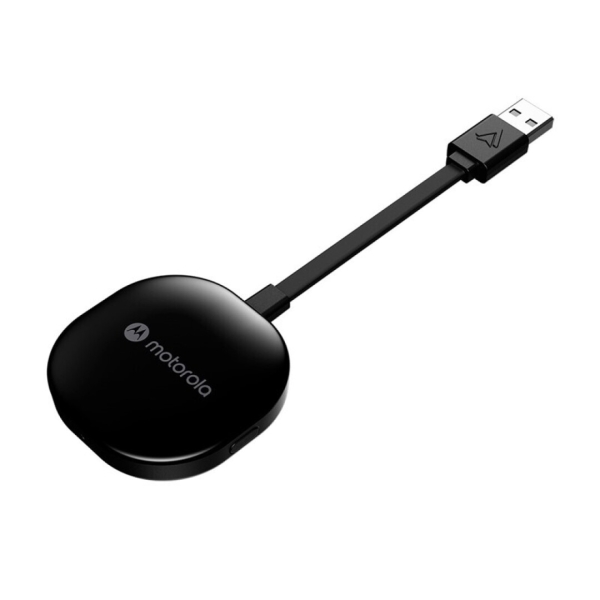 motorola ma1 adaptador inalambrico android auto wifi bluetoth 5.0 color negro