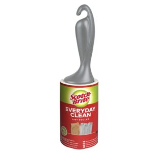 scotch brite everyday clean rodillo quitapelusas adhesivo 56 hojas color negro