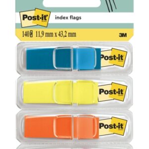 post it index pack de 4 dispensadores con 35 marcadores de indice reposicionables forma rectangular colores surtidos