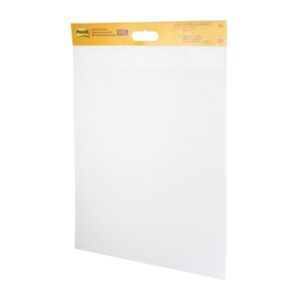 post it super sticky pack de 2 blocs de reuniones con 20 hojas adhesivas reposicionables 58.4x50.8cm 100% pefc incluye 8 tiras para fijar color blanco