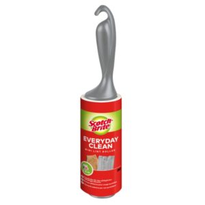 scotch brite everyday clean rodillo quitapelusas adhesivo 30 hojas color gris