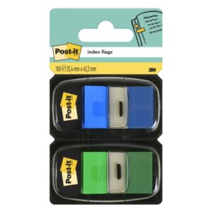 post it index pack de 2 dispensadores con 100 marcadores de indice reposicionables forma rectangular colores surtidos