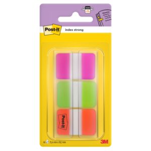post it index dispensador con 66 marcadores reposicionables forma rectangular colores surtidos