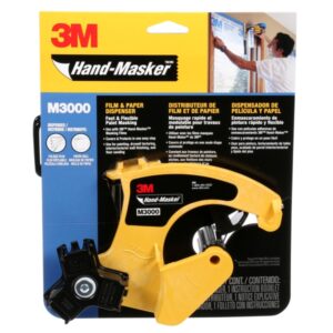 3m hand masker dispensador de cinta de enmascarar cuchilla no incluida facil aplicacion color negro/amarillo