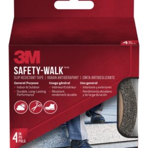 3m safety walk cinta adhesiva antideslizante uso en interior y exterior 101mm x 4.57m color negro