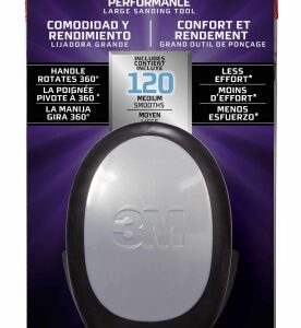 3m pro grade precision comfort & performance herramienta manual de lijado formato grande 9.3x17.7cm color negro/gris