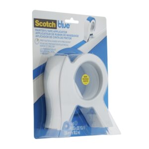 scotchblue dispensador de cinta de enmascarar incluye 1 rollo de cinta de enmascarar 36mm x 18.2m color blanco