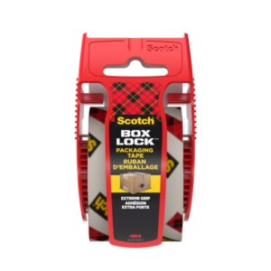 scotch 195 ef box lock precinto de embalaje 48mm x 20.3m incluye dispensador color transparente