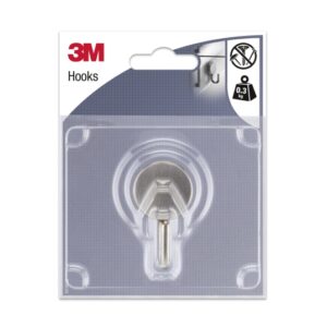 3m gancho magnetico de metal soporta hasta 0.3kg color gris/titanio