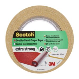 scotch cinta adhesiva para moqueta extrafuerte color blanco