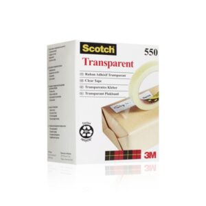 scotch pack de 8 cintas adhesivas 19mm x 66m transparente