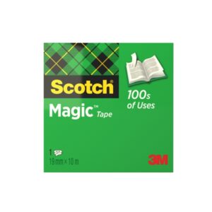 scotch magic cinta adhesiva invisible 19mm x 10m color transparente