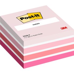 post it cubo de 450 notas adhesivas reposicionables forma cuadrada 76x76mm colores surtidos