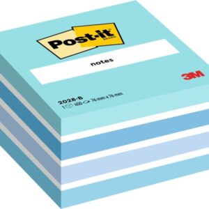 post it cubo de 450 notas adhesivas reposicionables forma cuadrada 76x76mm colores surtidos