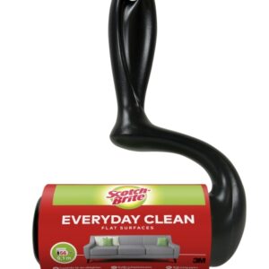 scotch brite everyday clean rodillo quitapelusas adhesivo 56 hojas color negro