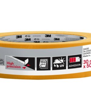 3m cinta de enmascarar profesional multisuperficie 30mm x 50m 100% pefc color naranja
