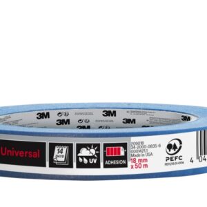3m cinta de enmascarar profesional multisuperficie 18mm x 50m 100% pefc color azul